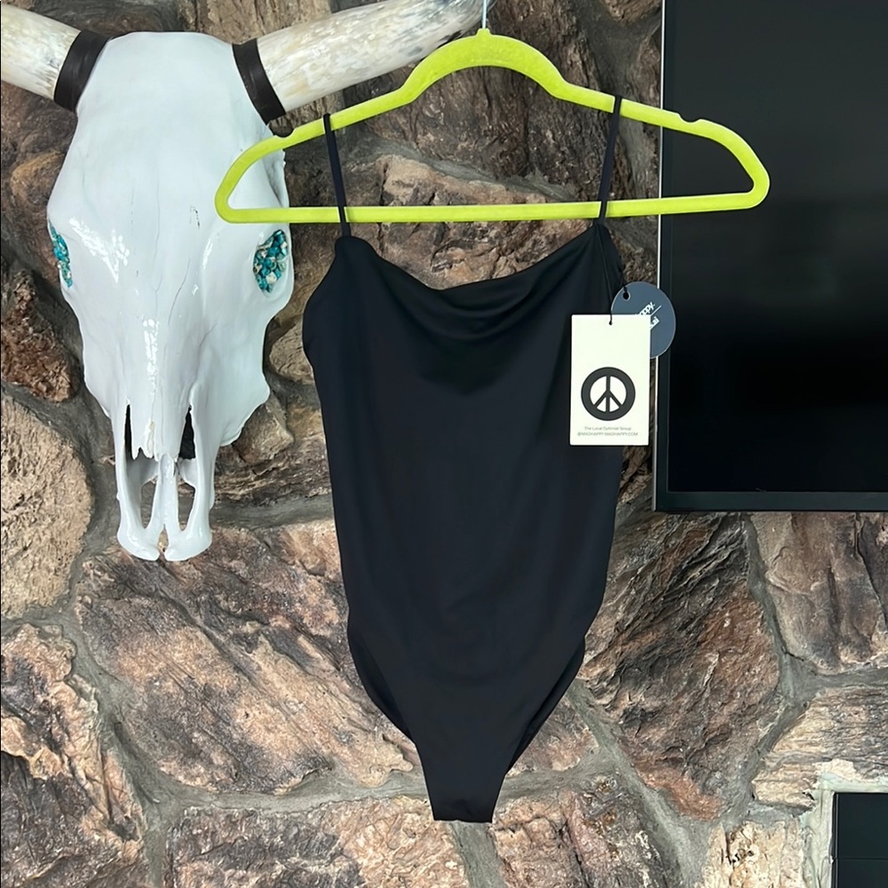 Madhappy Black One Piece Swimwear Sleek Design
